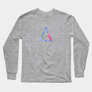 Delta Tropical Letter Long Sleeve T-Shirt